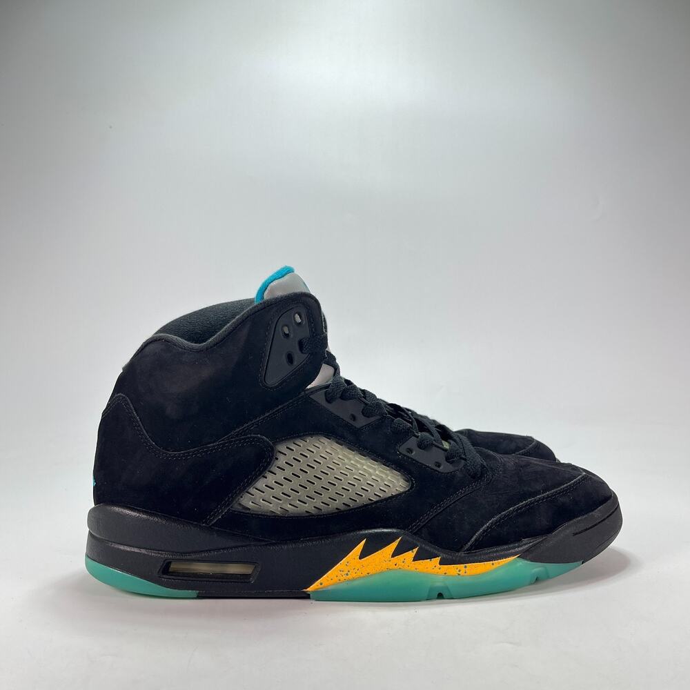 Air Jordan 5 Retro Aqua Black Taxi Basketball Sneakers DD0587-047 Men's Size 13
